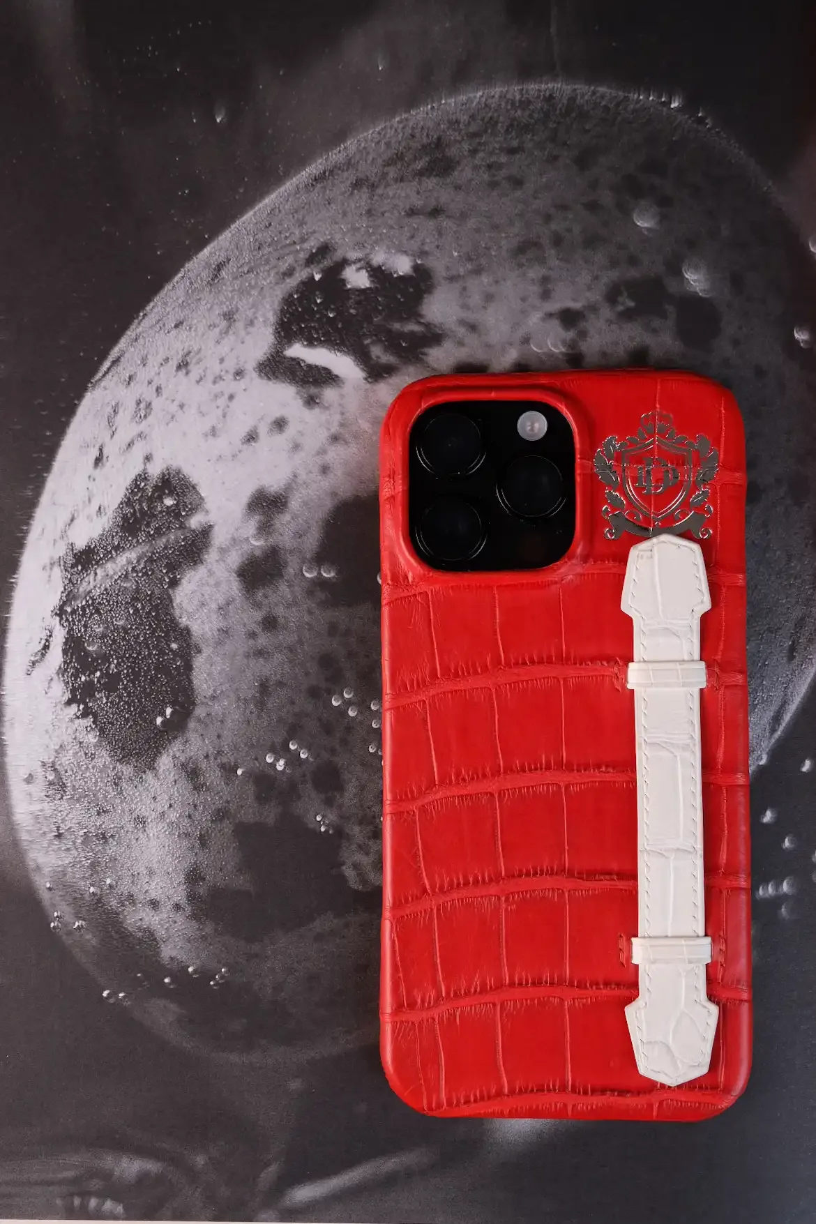 Phonecase - Da cá sấu - Red - Hình 8