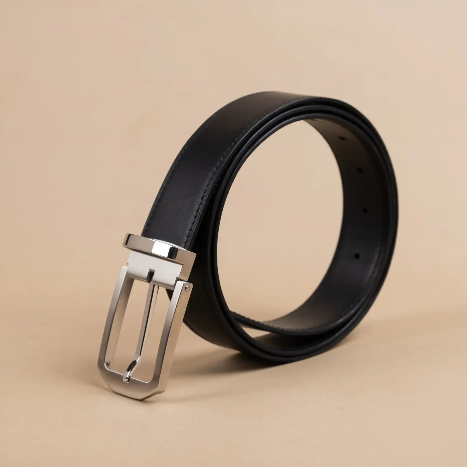 Thắt Lưng Nam - Da Bò - Black/Brown - Hình 4