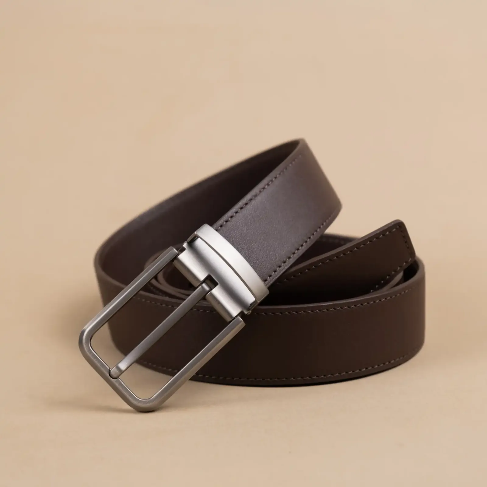 Thắt Lưng Nam - Da Bò - Black/Brown - Hình 6