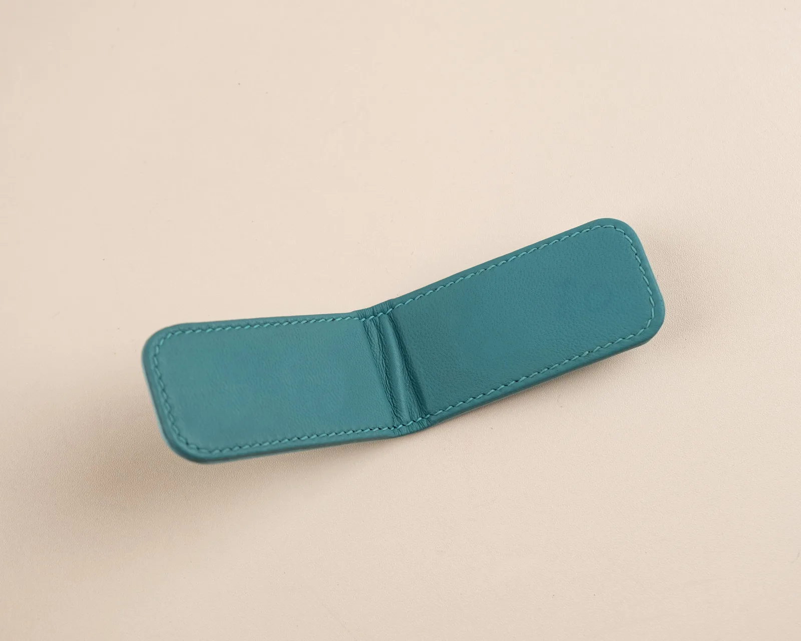 Money Clip - Da Cavier - Turquoise - Hình 5