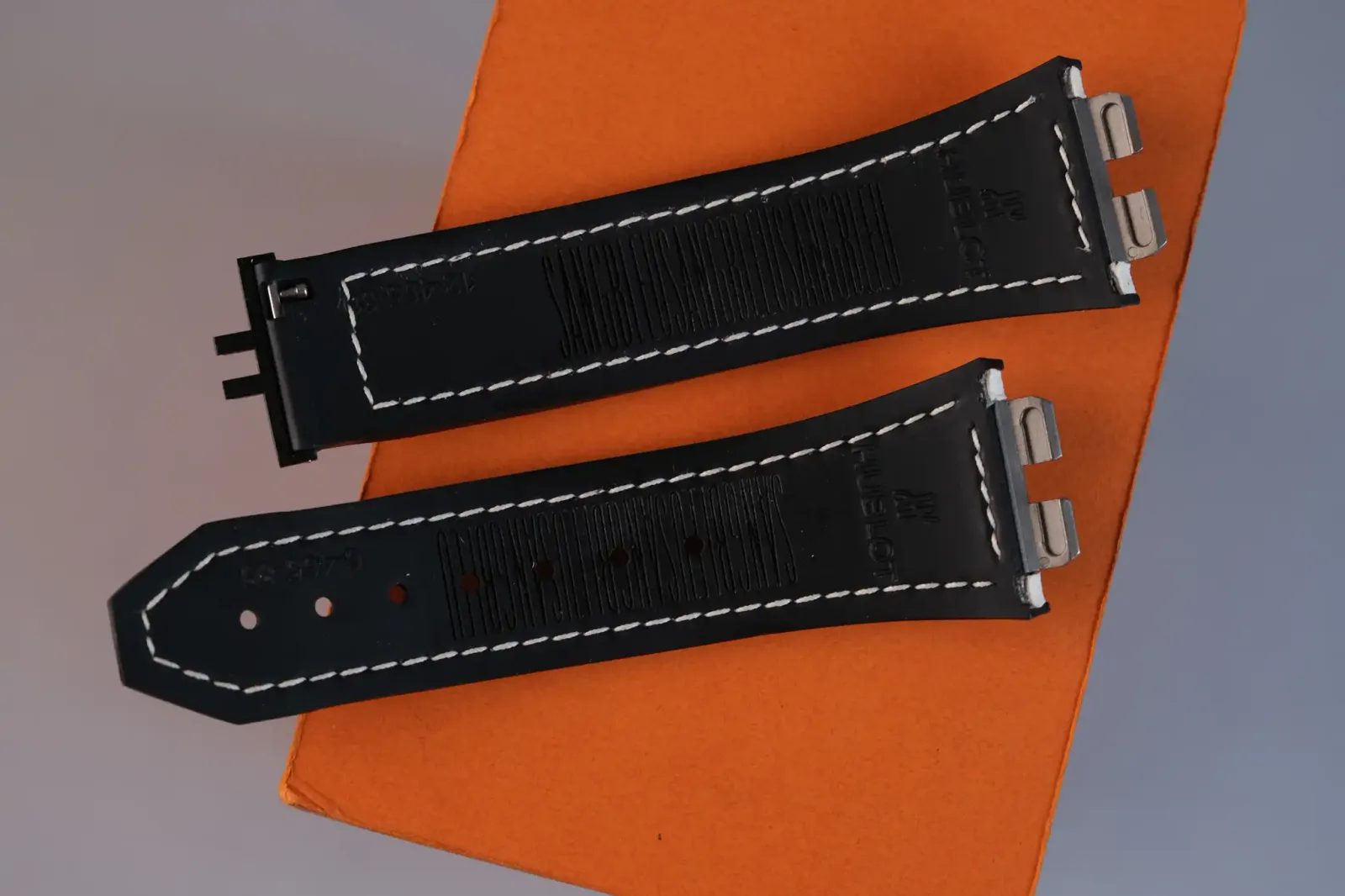 Hublot Straps - Da Alligator - White Ivory - Hình 8