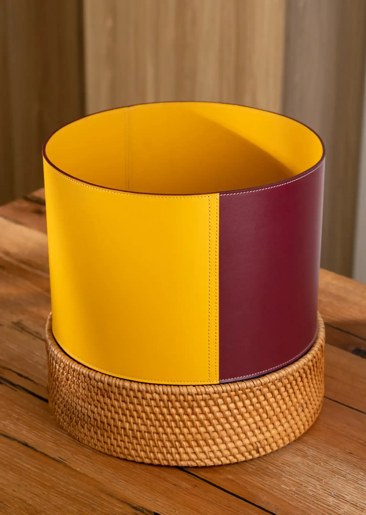 Sọt - Da Bò - Yellow - Hình 2
