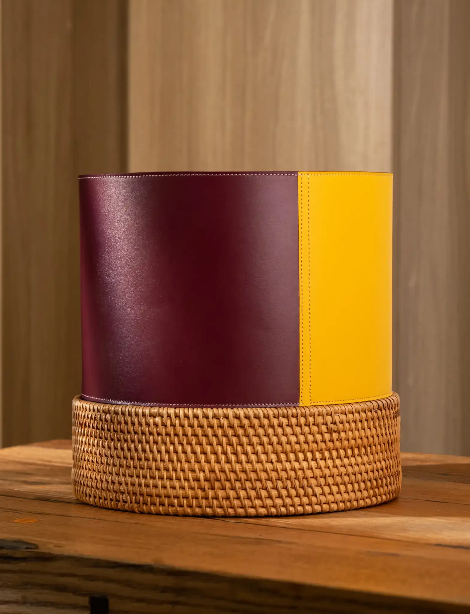 Sọt - Da Bò - Yellow - Hình 5