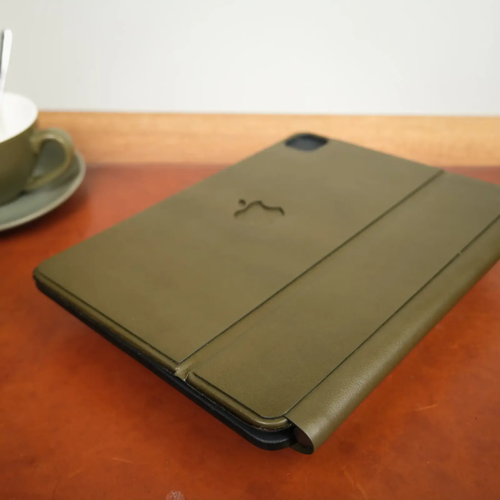 Bọc Keyboard - Da Bò - Olive - Hình 5