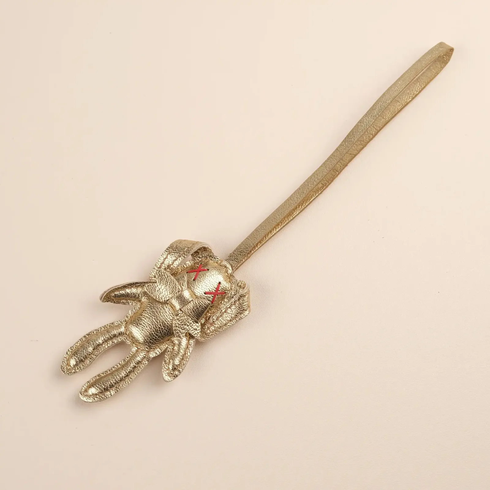 Charm Thỏ Bling Bling – Da Bò Ánh Kim - Silver, Gold, Red, Brown - Hình 10