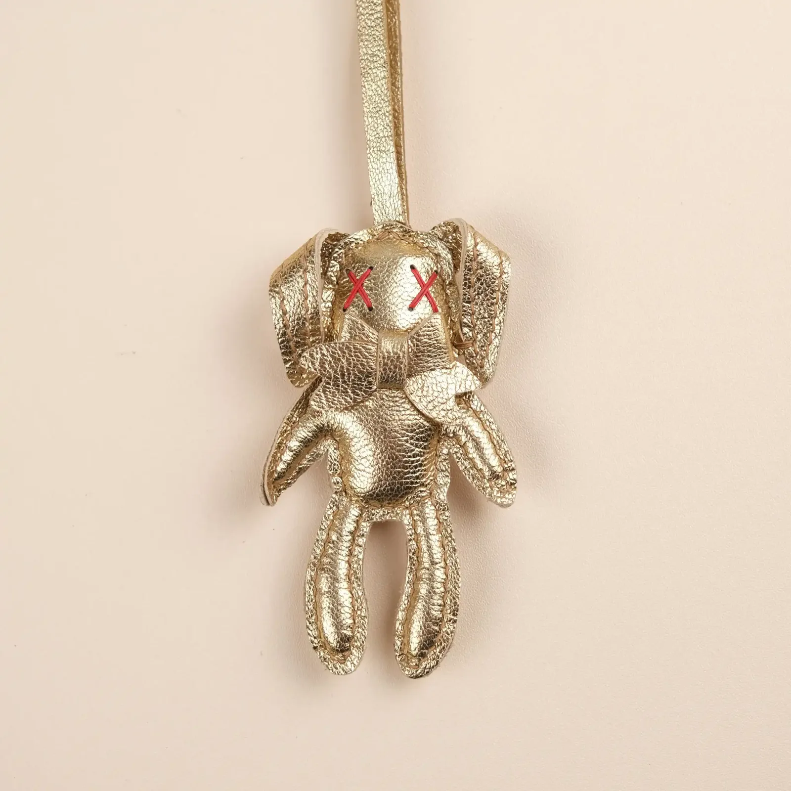 Charm Thỏ Bling Bling – Da Bò Ánh Kim - Silver, Gold, Red, Brown - Hình 9