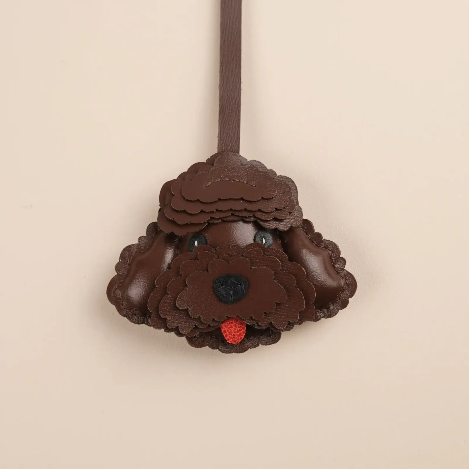 Charm cún poodle - Brown, Black, Dark Brown - Hình 5