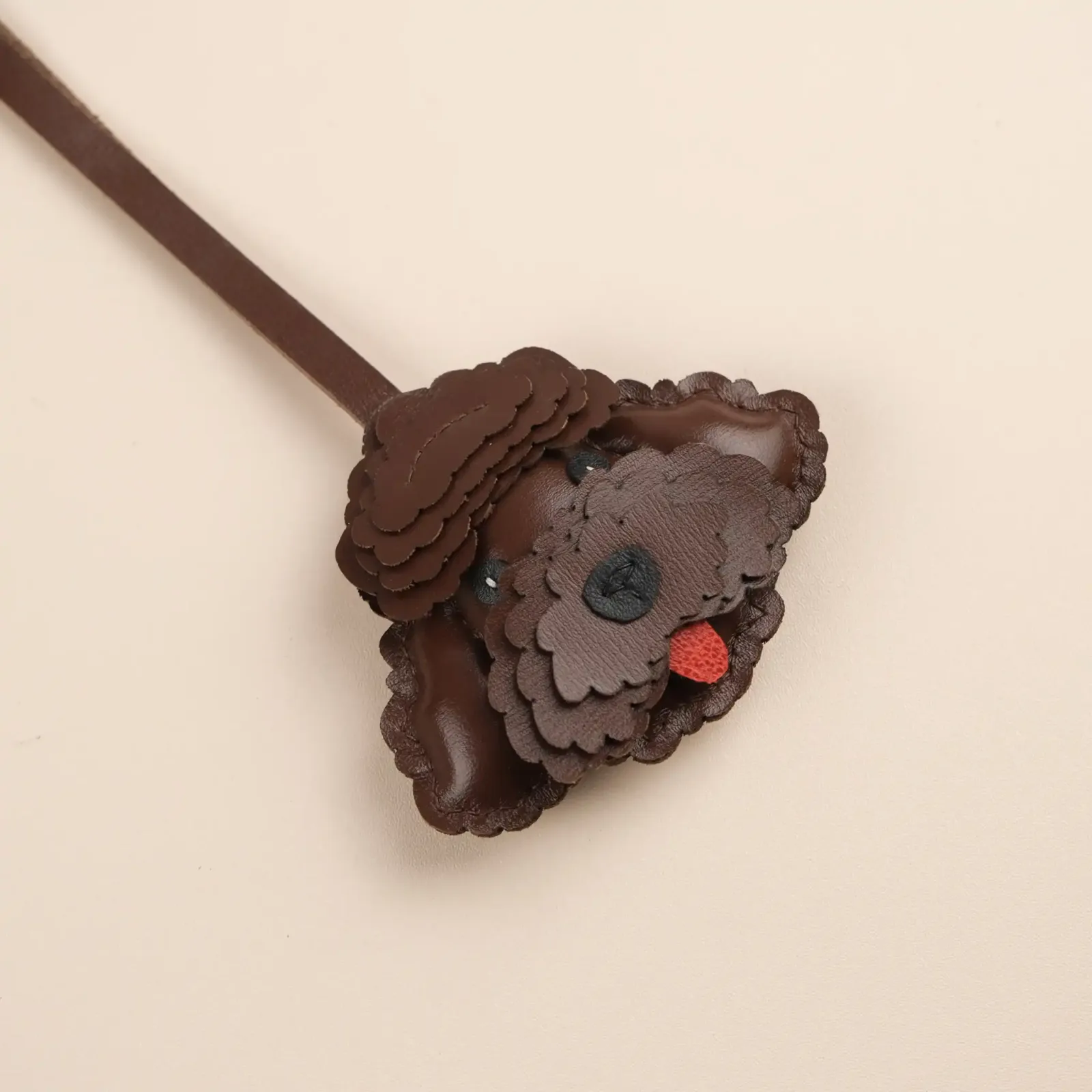 Charm cún poodle - Brown, Black, Dark Brown - Hình 6
