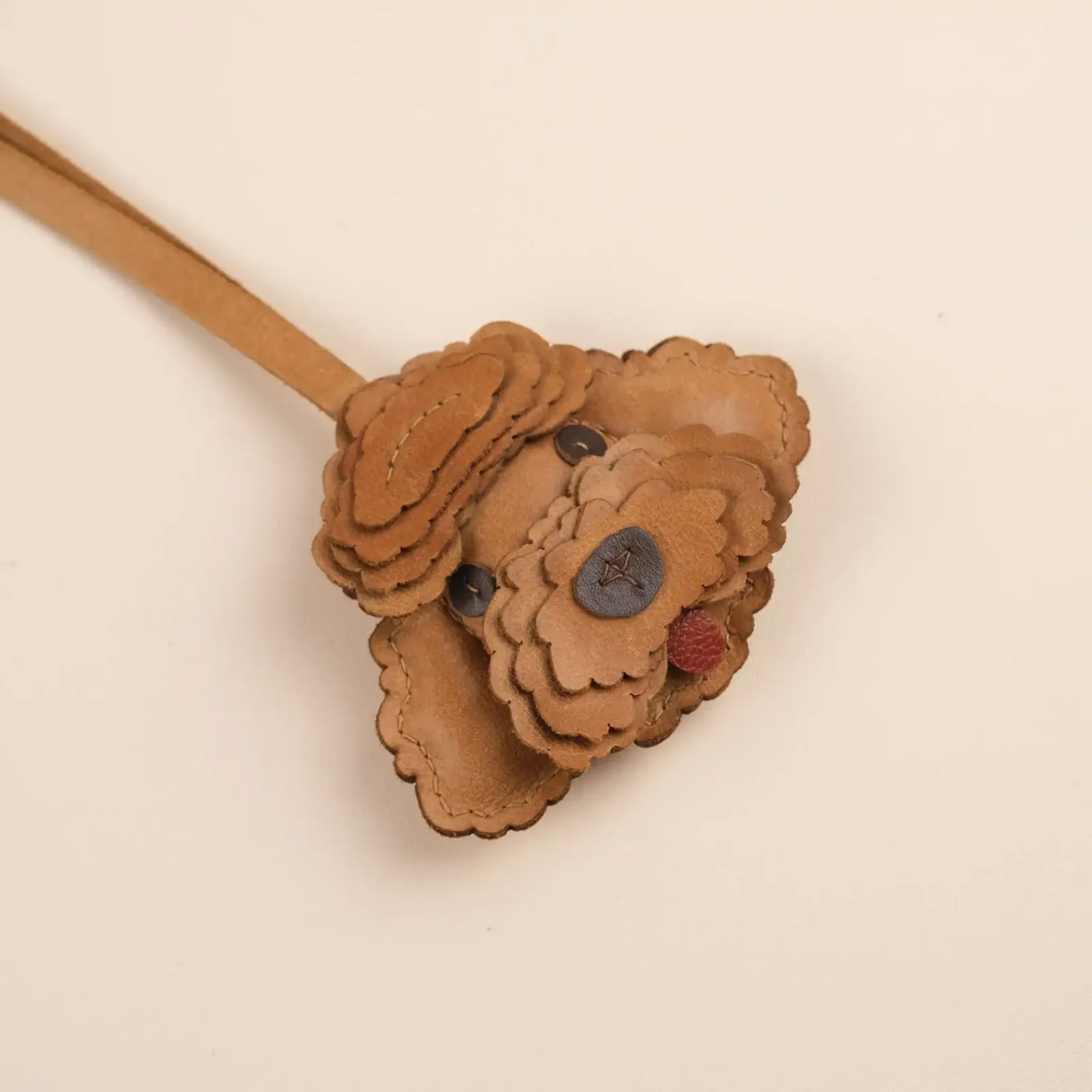 Charm cún poodle - Brown, Black, Dark Brown - Hình 3