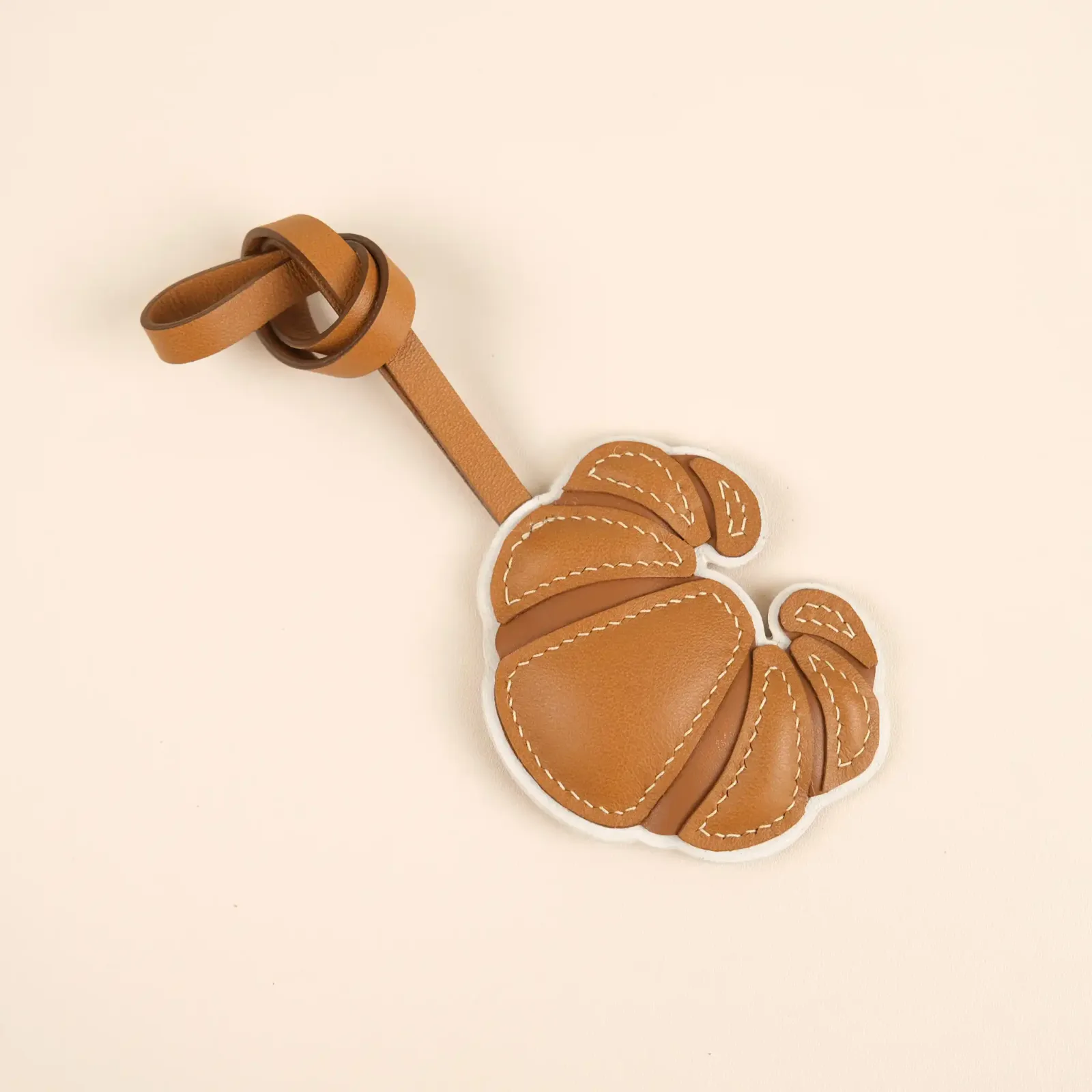 Charm Croissant - Da bò - Black, Brown - Hình 2