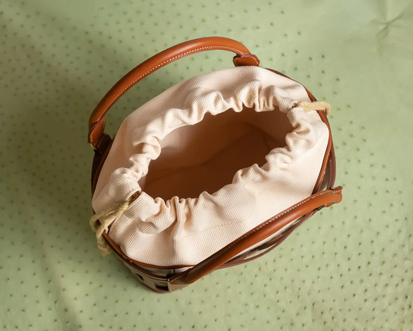 Dee25 Bag - Da Bò Thảo Mộc x Canvas - Hình 9
