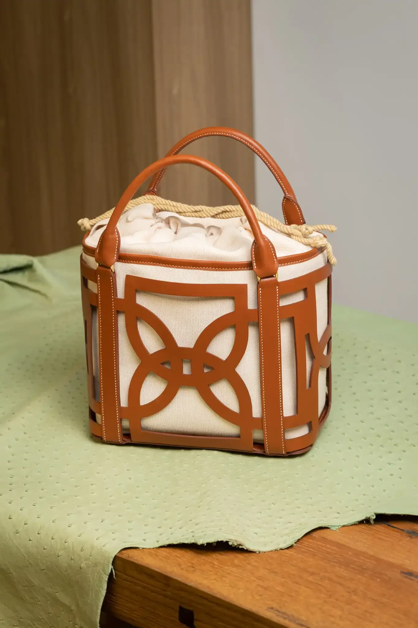 Dee25 Bag - Da Bò Thảo Mộc x Canvas - Hình 13