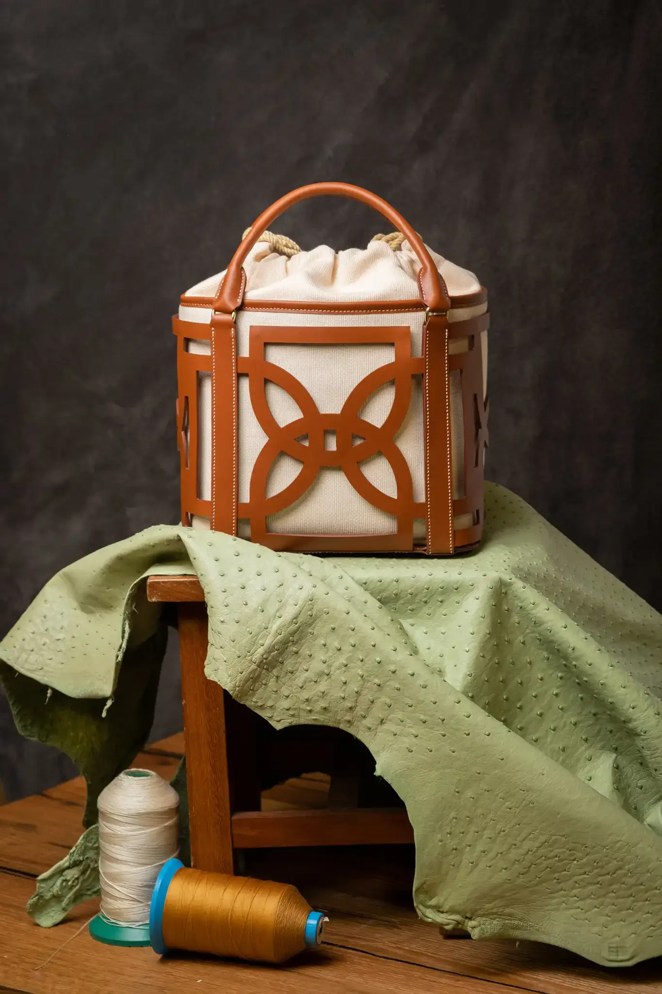 Dee25 Bag - Da Bò Thảo Mộc x Canvas - Hình 11