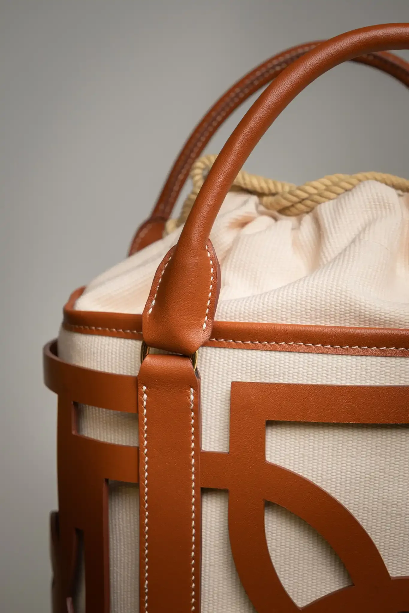 Dee25 Bag - Da Bò Thảo Mộc x Canvas - Hình 10