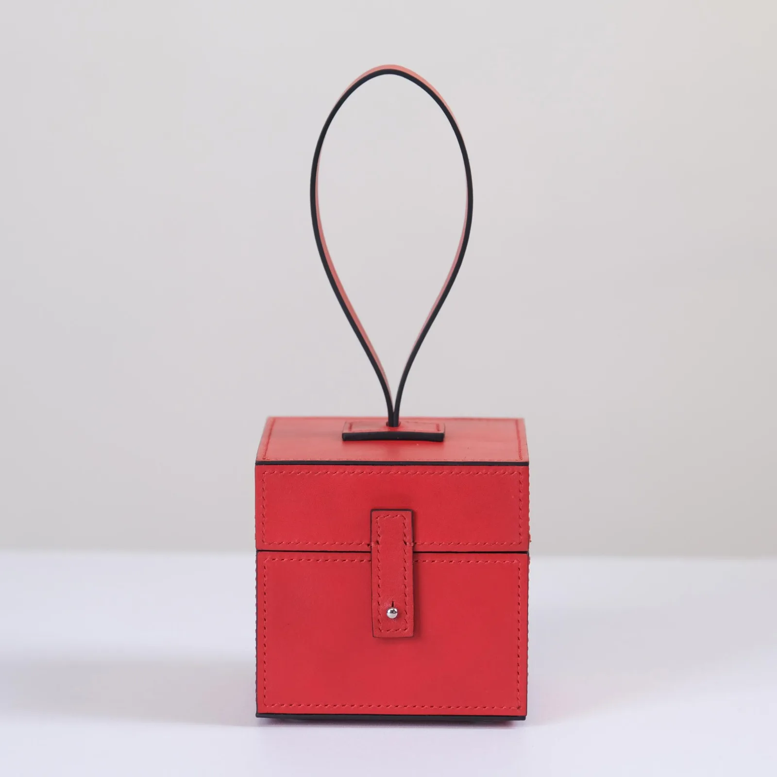Hộp da cao cấp - Da bò Italia - Red - KOI Leather