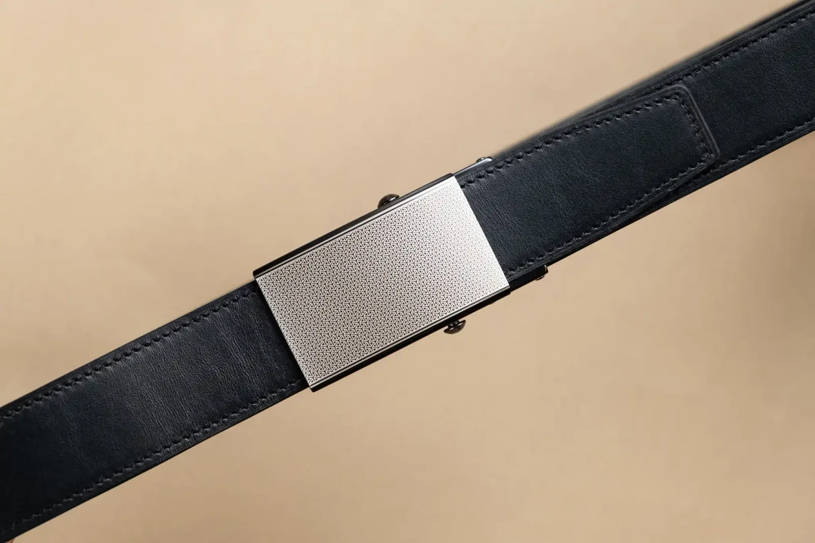 Thắt Lưng Khóa Trượt - Da Bò - Black, Brown - Hình 11