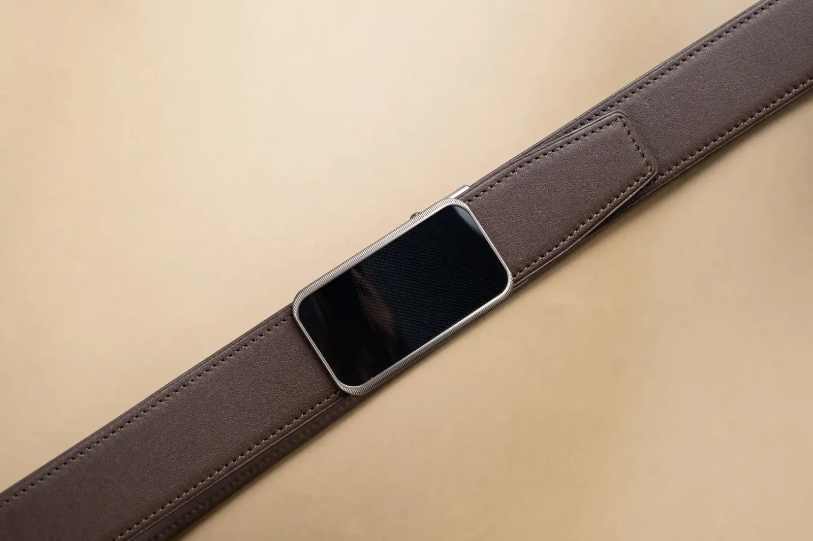 Thắt Lưng Khóa Trượt - Da Bò - Black, Brown - Hình 8
