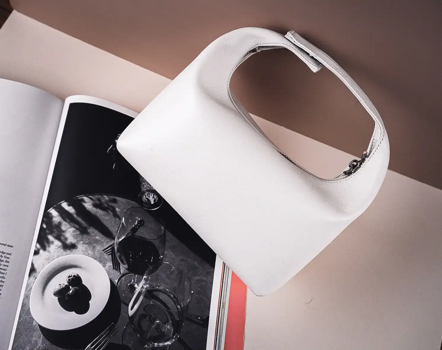 Hal Bag - Da Bò/Swift - White - Hình 5