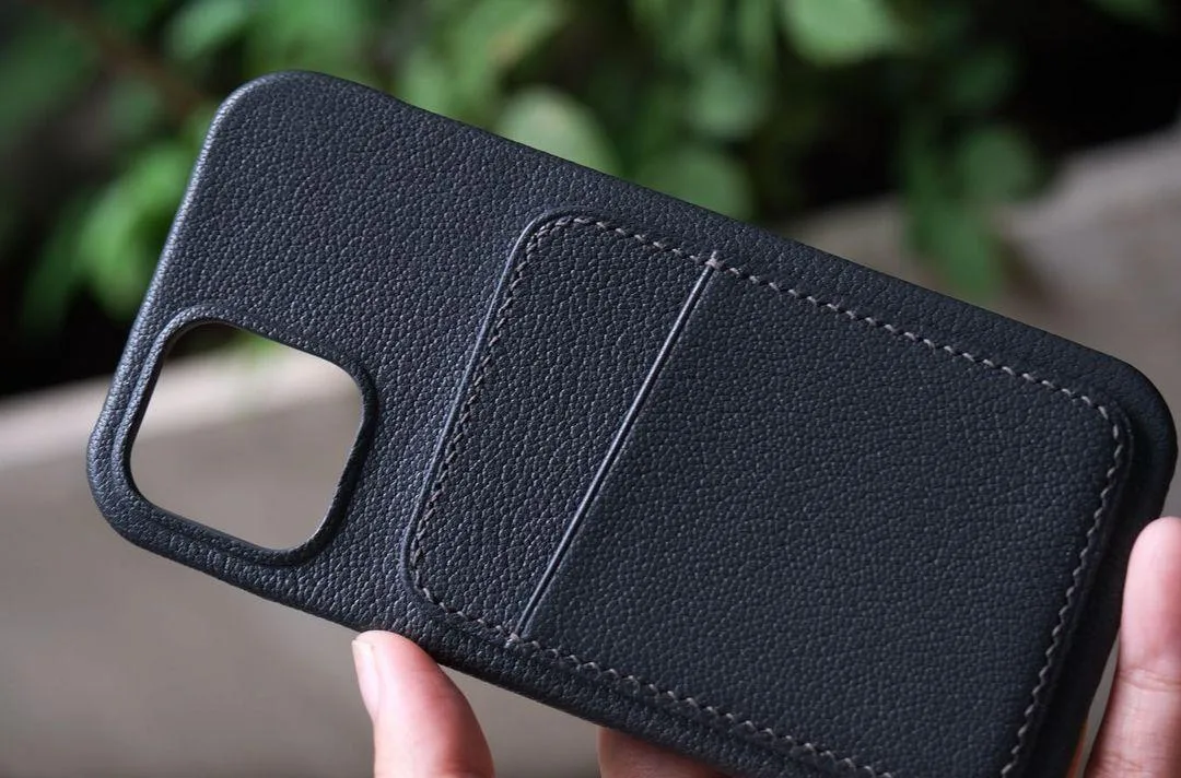 Phonecase Ốp lưng - Da Dê - Xám đậm (Etain) - Hình 2