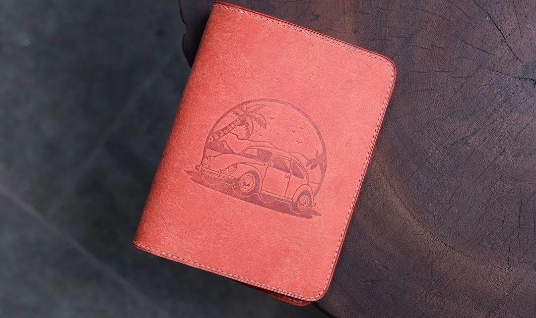 Passport Cover - Da Pueblo - RosyBrown - Hình 5