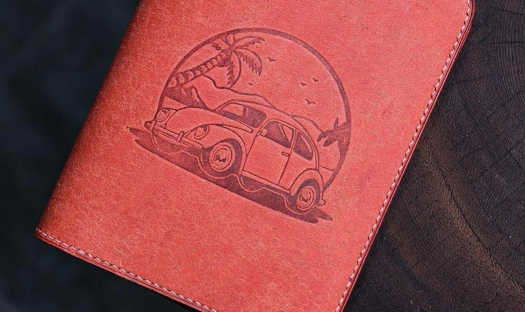 Passport Cover - Da Pueblo - RosyBrown - Hình 2