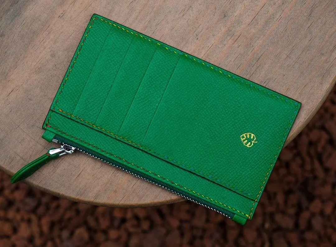 Card Holder Ví Đựng Thẻ – Da Epsom – Orange - Hình 7