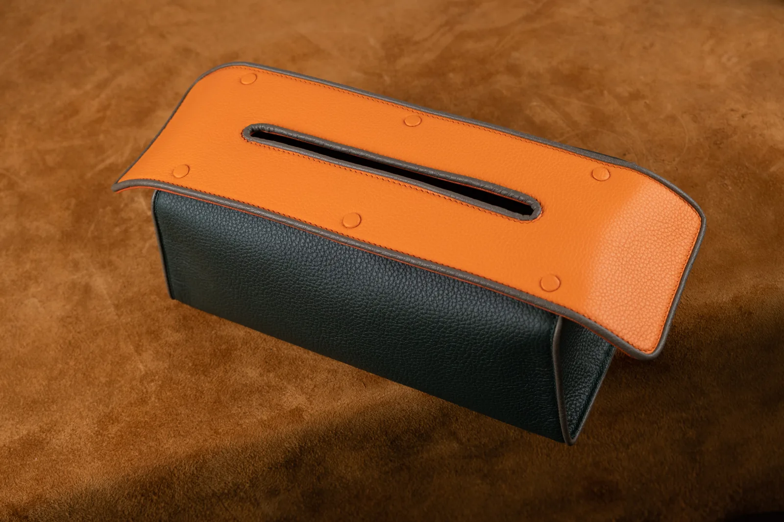 Tissue Box – Da Clemence – Olive x Orange - Hình 13