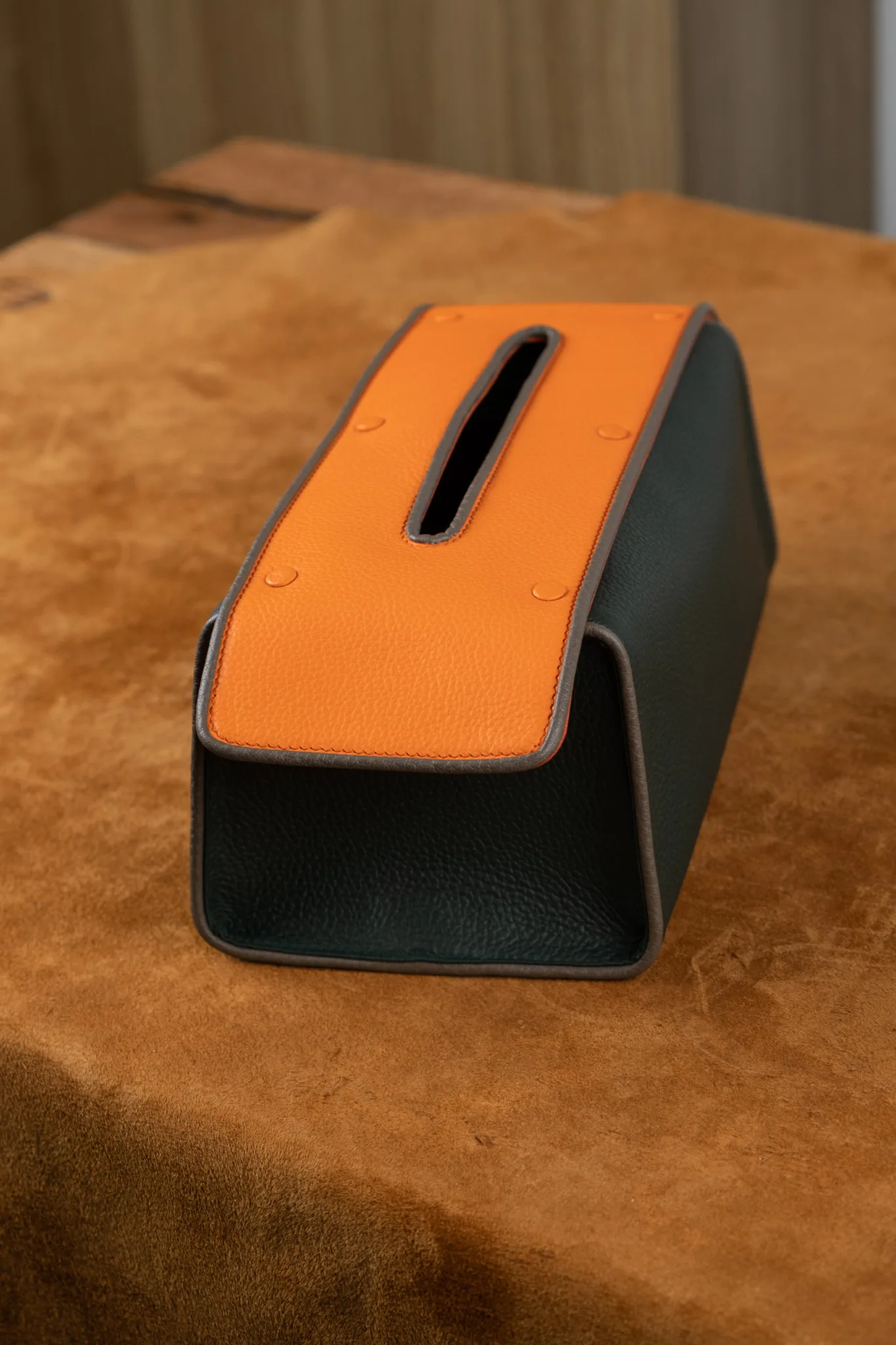 Tissue Box – Da Clemence – Olive x Orange - Hình 12