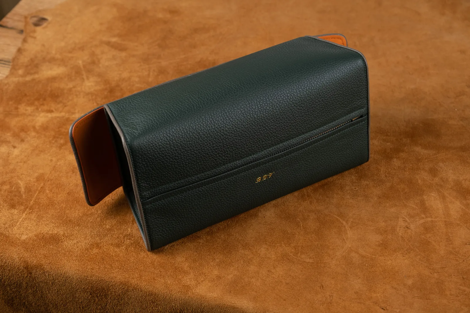 Tissue Box – Da Clemence – Olive x Orange - Hình 10