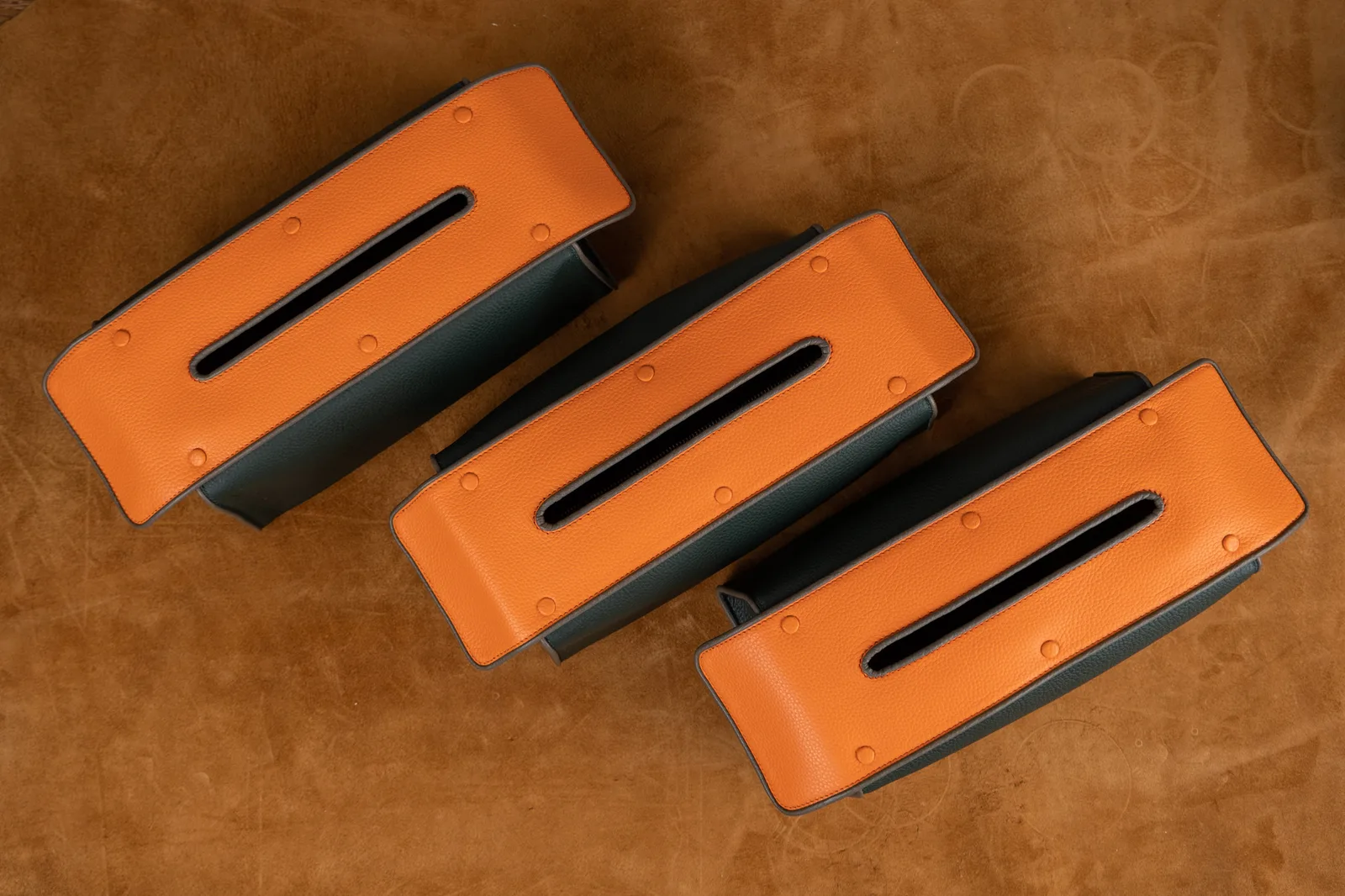 Tissue Box – Da Clemence – Olive x Orange - Hình 6