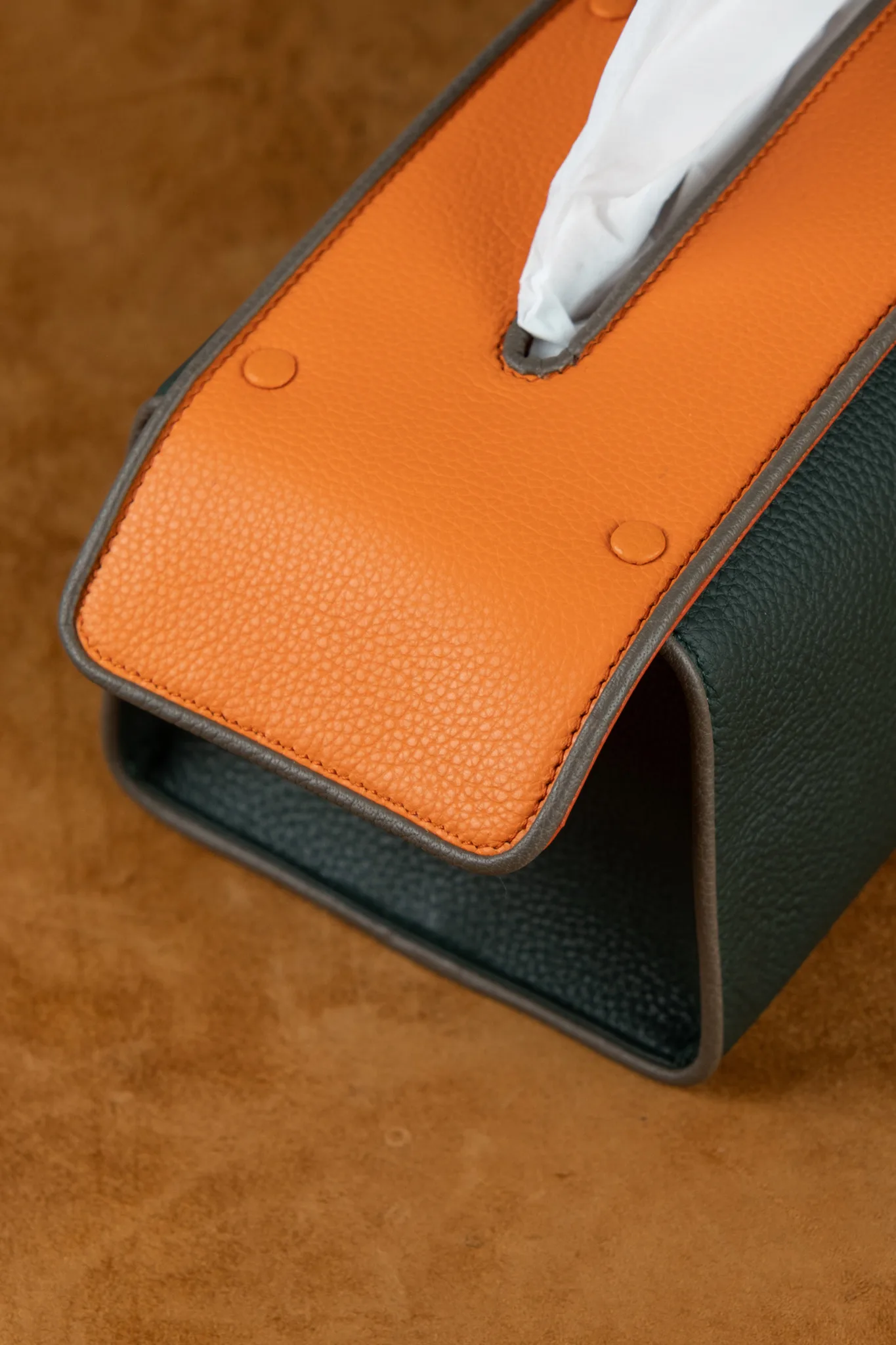 Tissue Box – Da Clemence – Olive x Orange - Hình 20