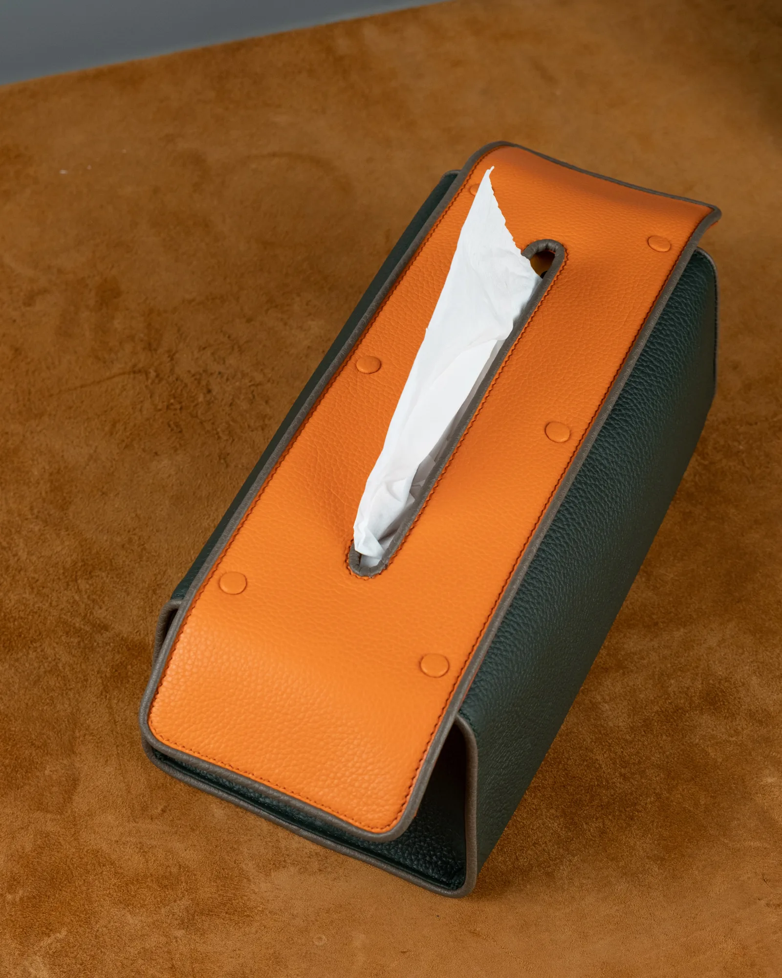 Tissue Box – Da Clemence – Olive x Orange - Hình 19