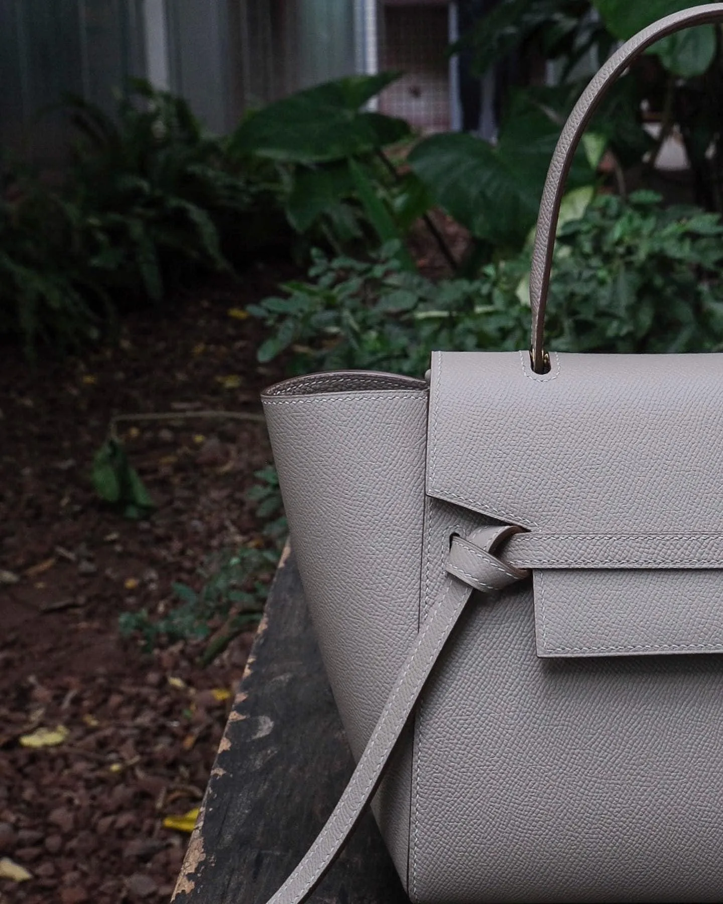 Belt Bag - Da Bê Epsom - Gainsboro - Hình 3