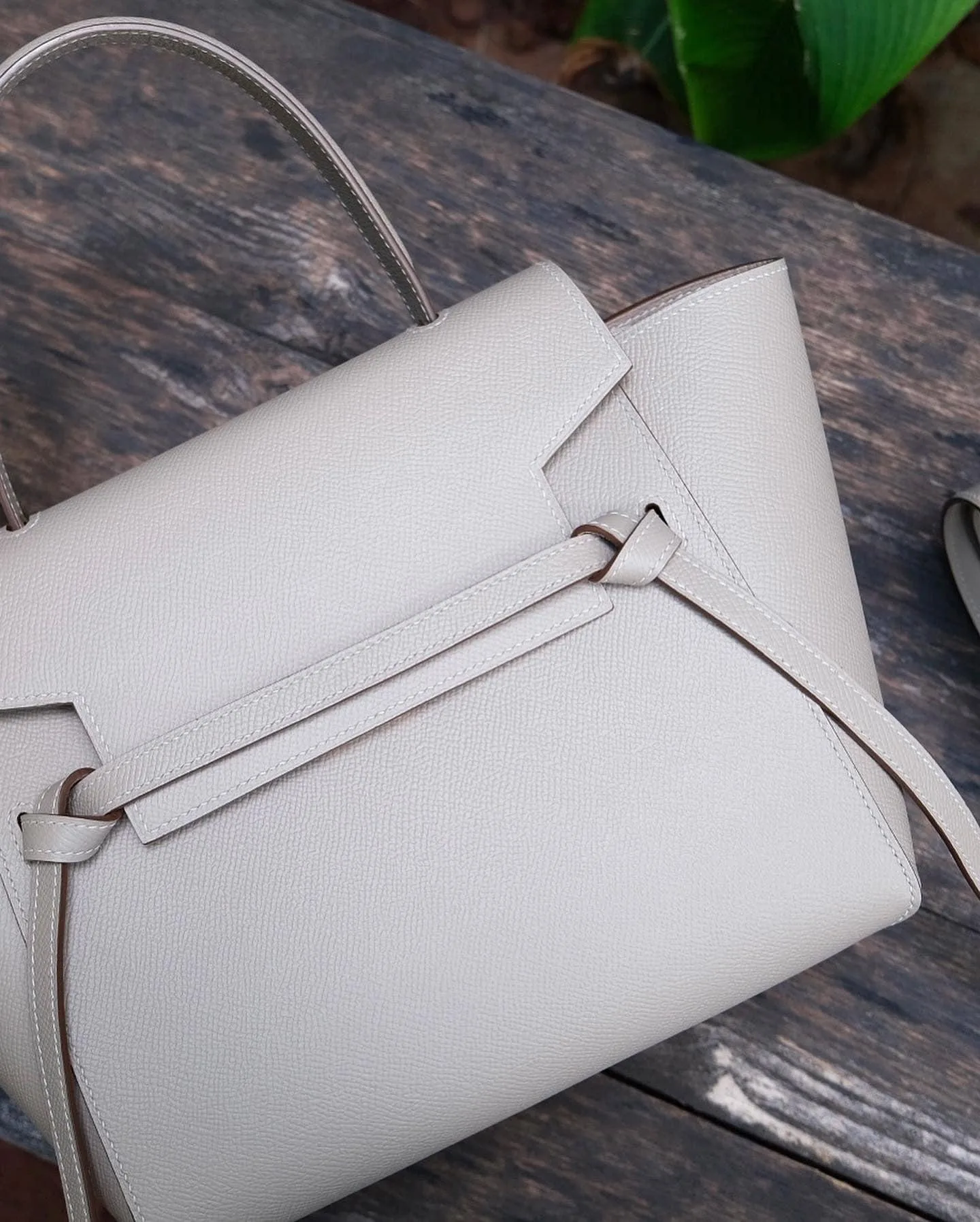 Belt Bag - Da Bê Epsom - Gainsboro - Hình 4