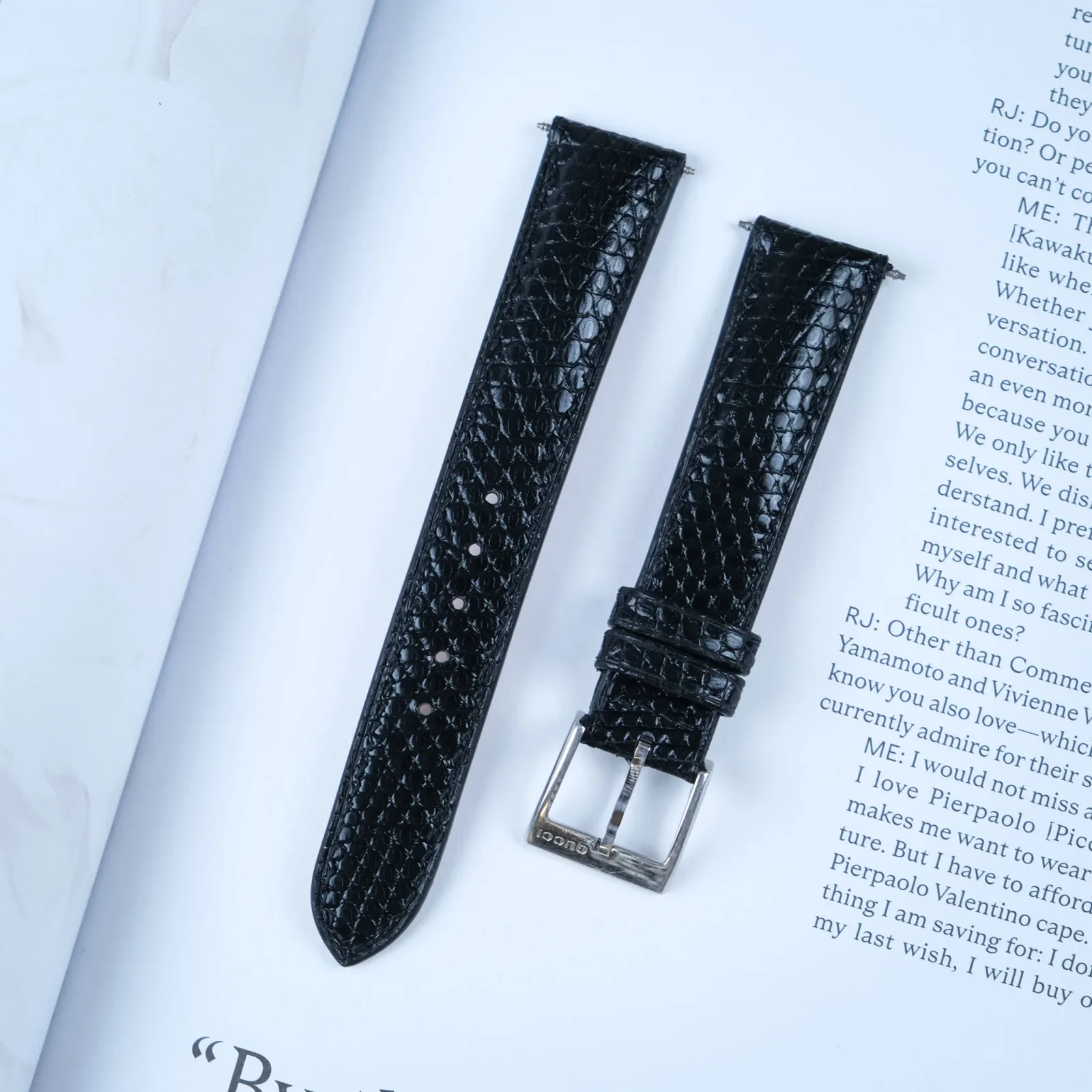 Ảnh Studio cặp dây đồng hồ - KOI Leather