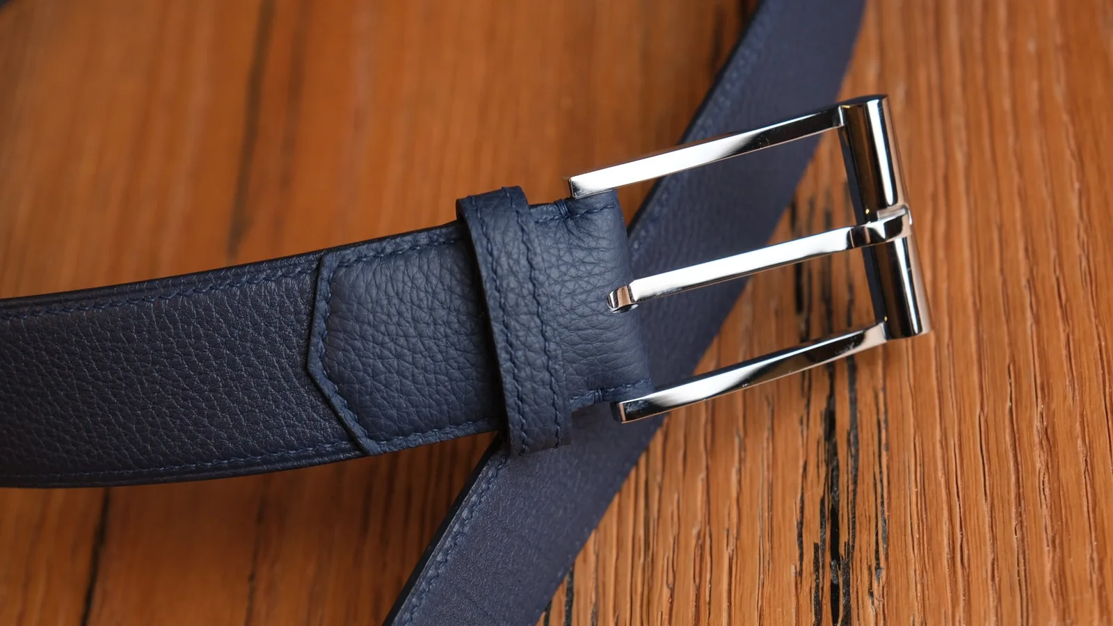 Ảnh Studio Dây thắt lưng nam da bò khoá kim - Koi Leather