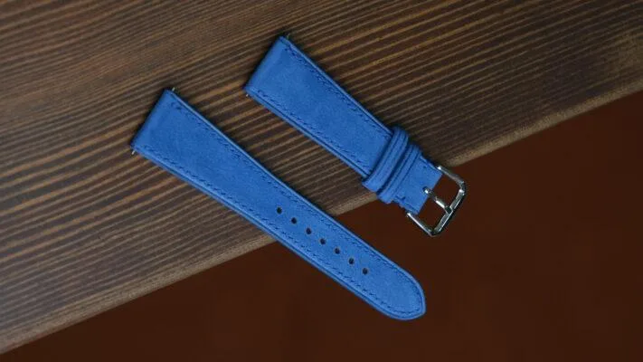 Dây Da Đồng Hồ - Da Nubuck - Gray - Hình 4