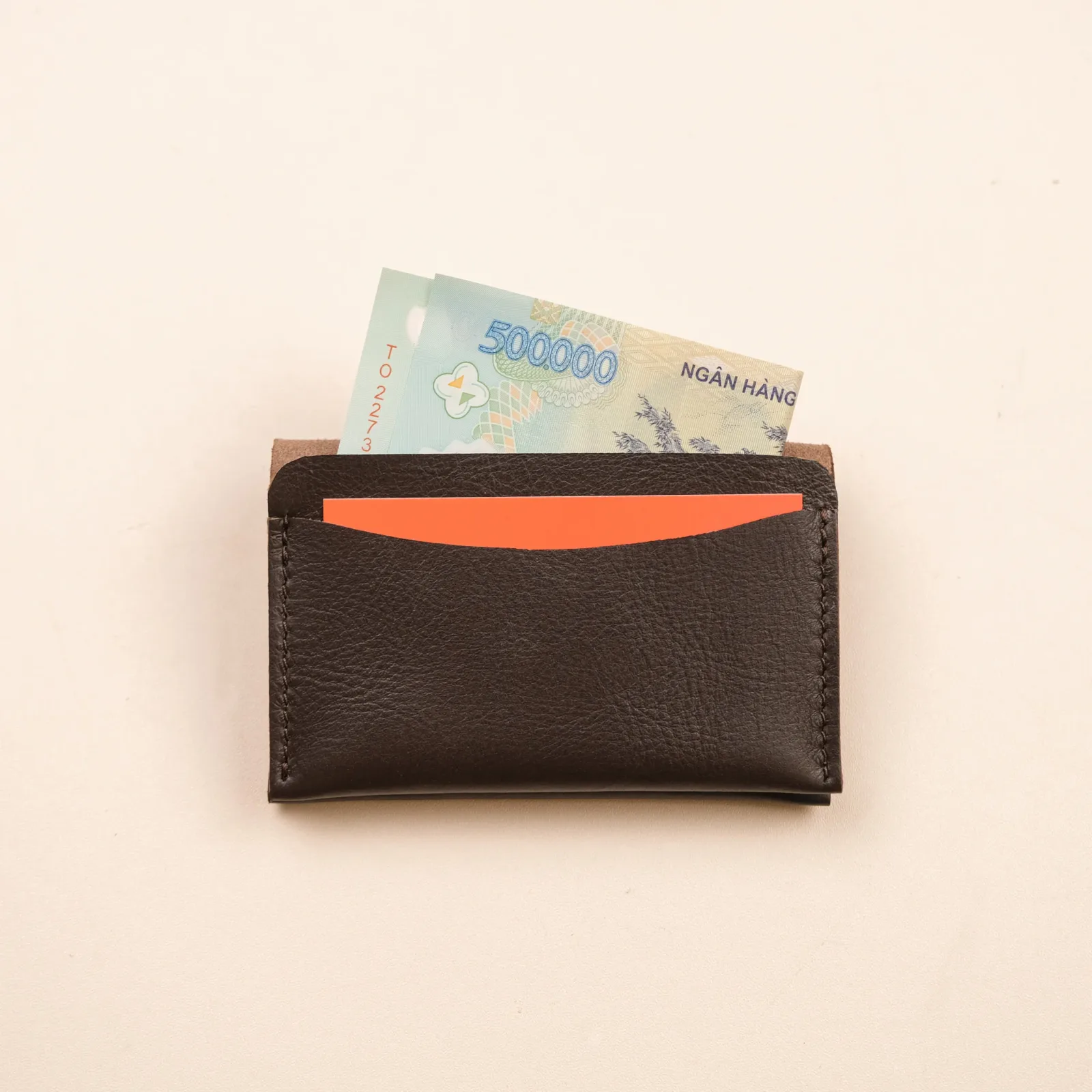 Ảnh Studio Combo ví card holder và passport - KOI Leather
