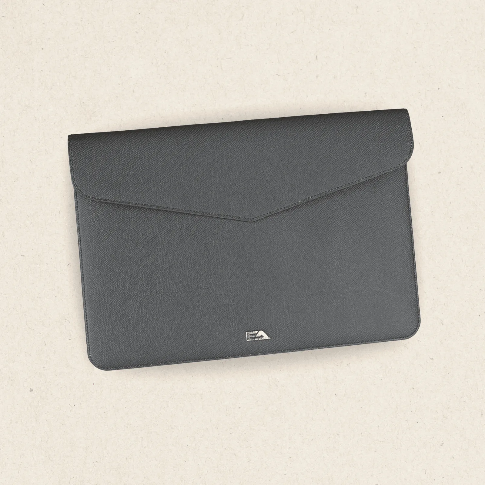 Bao da Macbook, Laptop - Da Bê Epsom - Xám - KOI Leather