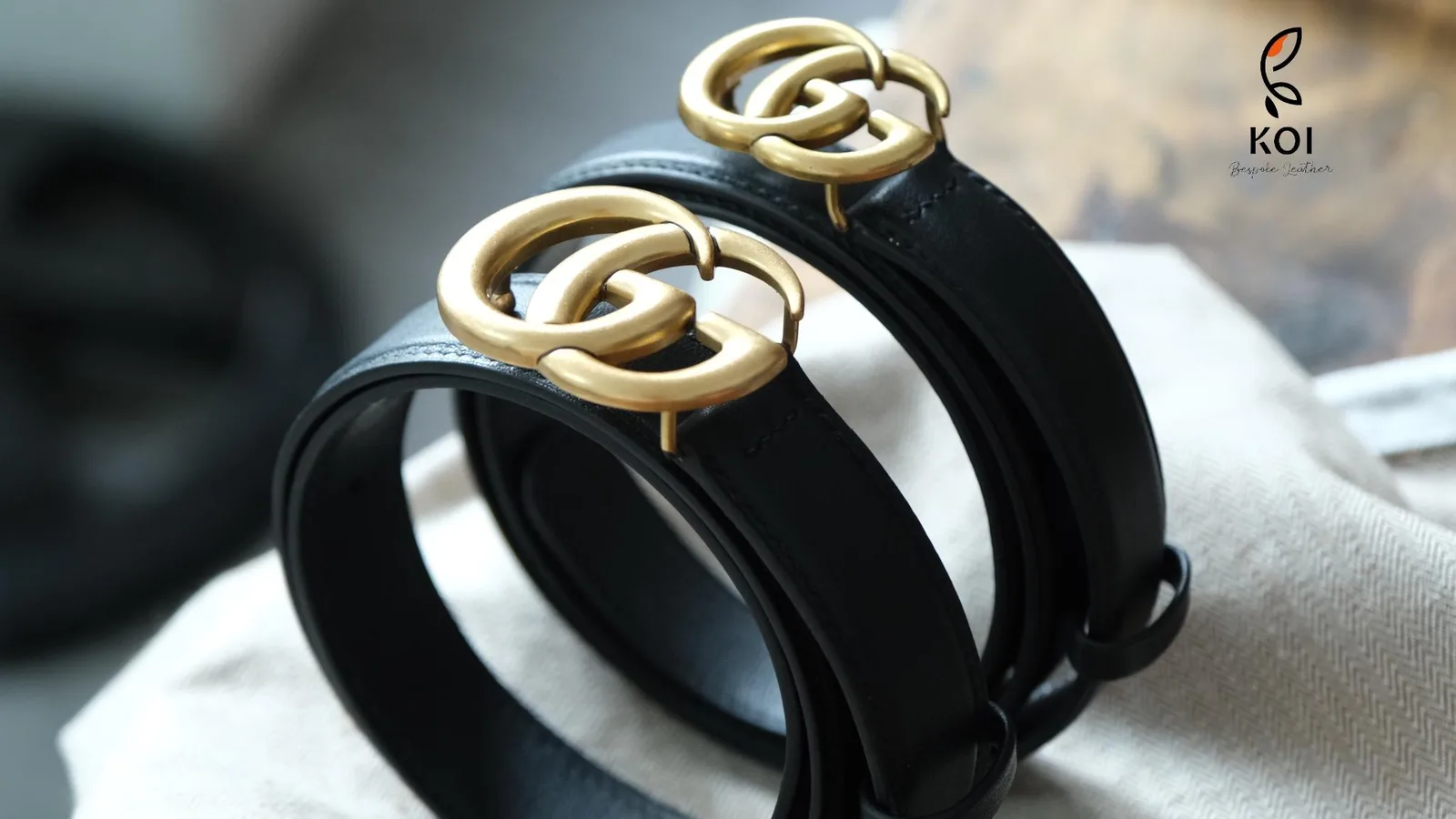 Thắt Lưng Da Nữ - Da Bê Swift - Black - Hình 6