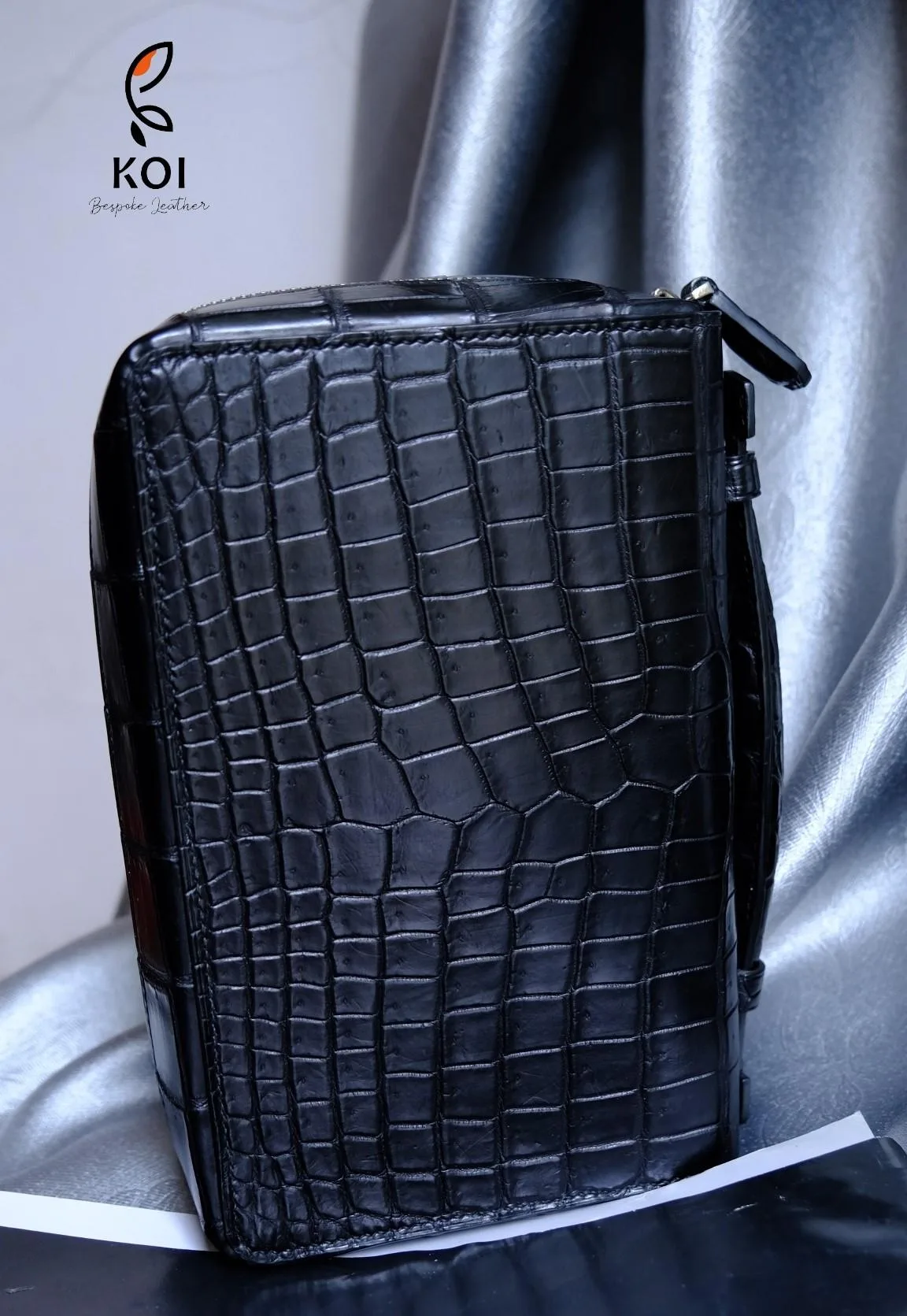 Clutch Da Nam - Alligator Henglong - Black - Hình 25