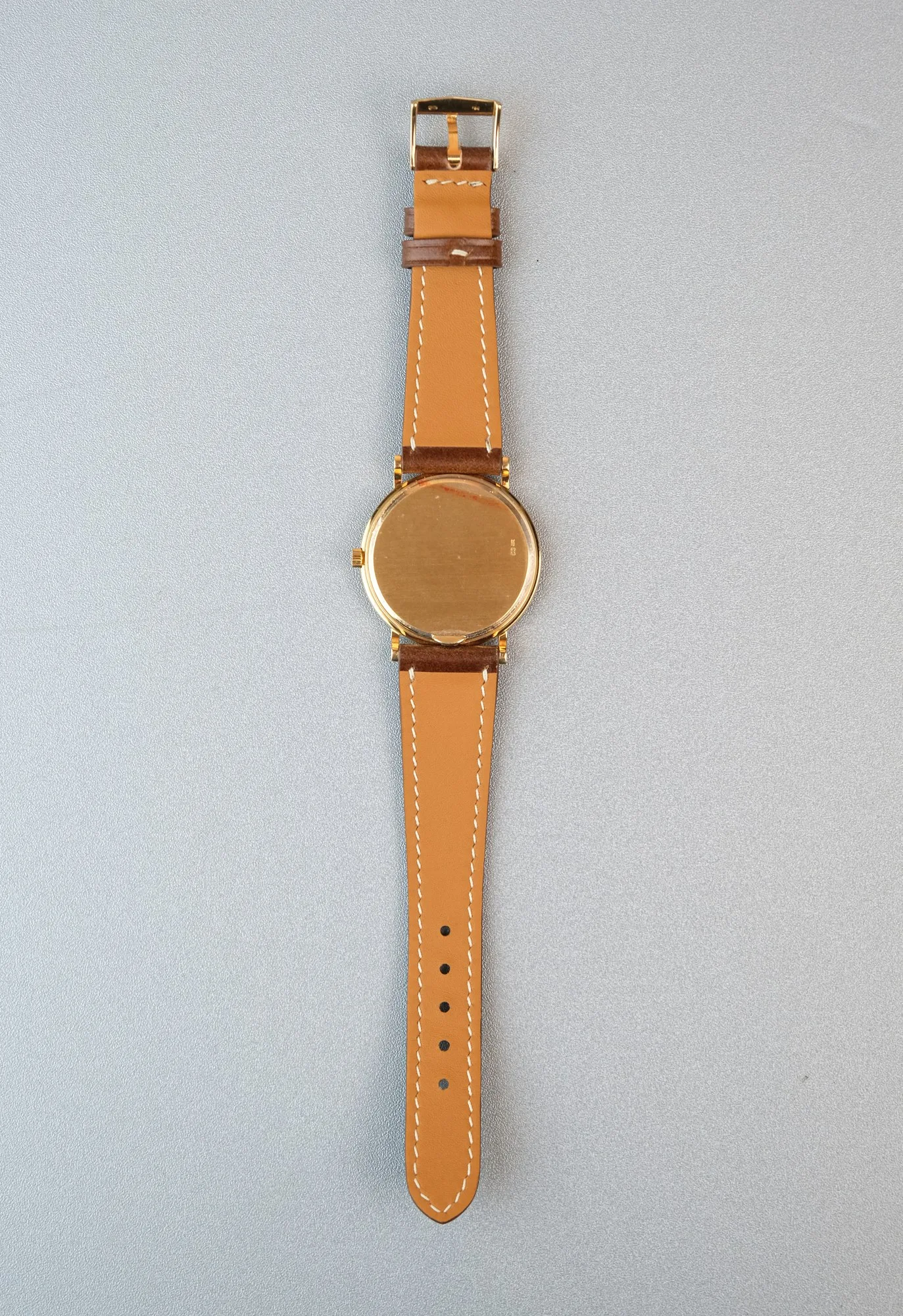 Ảnh Studio Dây đồng hồ da Shell Cordovan màu Cognac cho Patek Philippe - Koi Leather