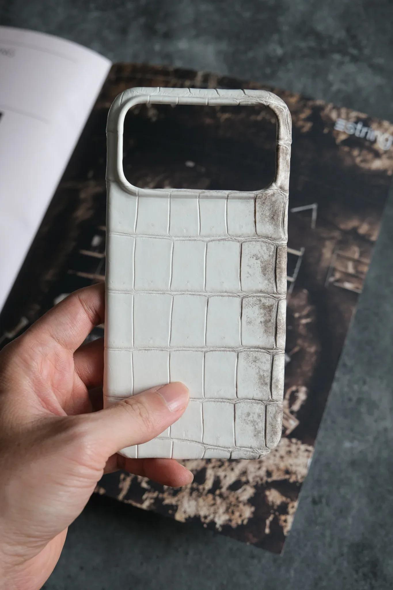Ảnh Studio Ốp lưng iphone cá sấu Himalaya - Koi Leather