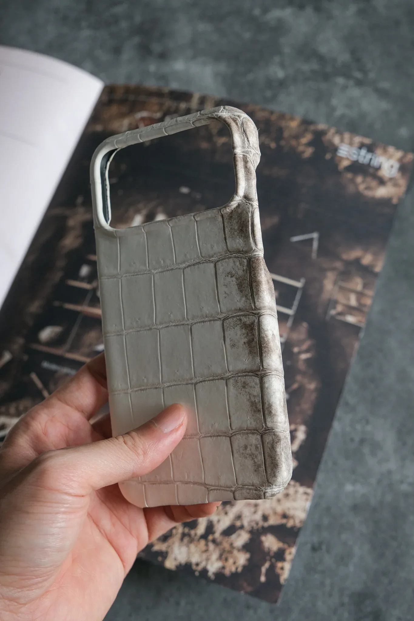 Ảnh Studio Ốp lưng iphone cá sấu Himalaya - Koi Leather