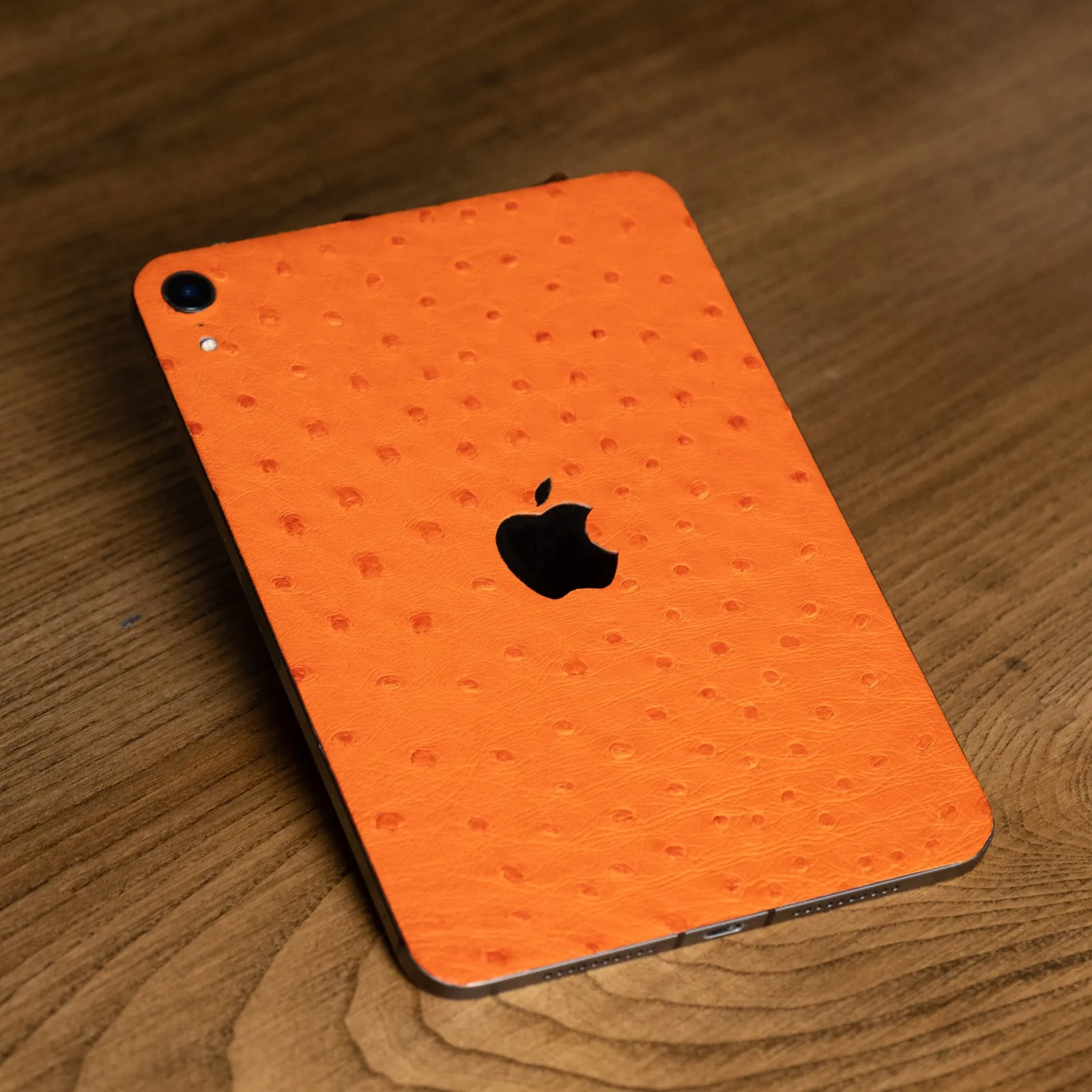 Ảnh Studio Miếng dán da lưng iPad da đà điểu - Koi Leather