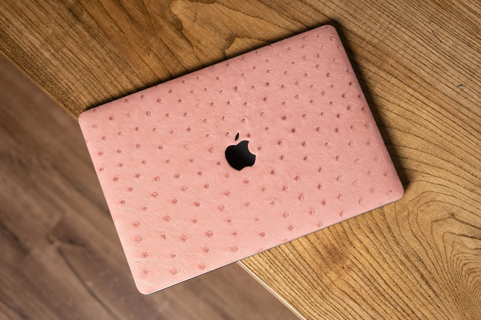 Ảnh Studio Miếng dán da lưng iPad da đà điểu - Koi Leather
