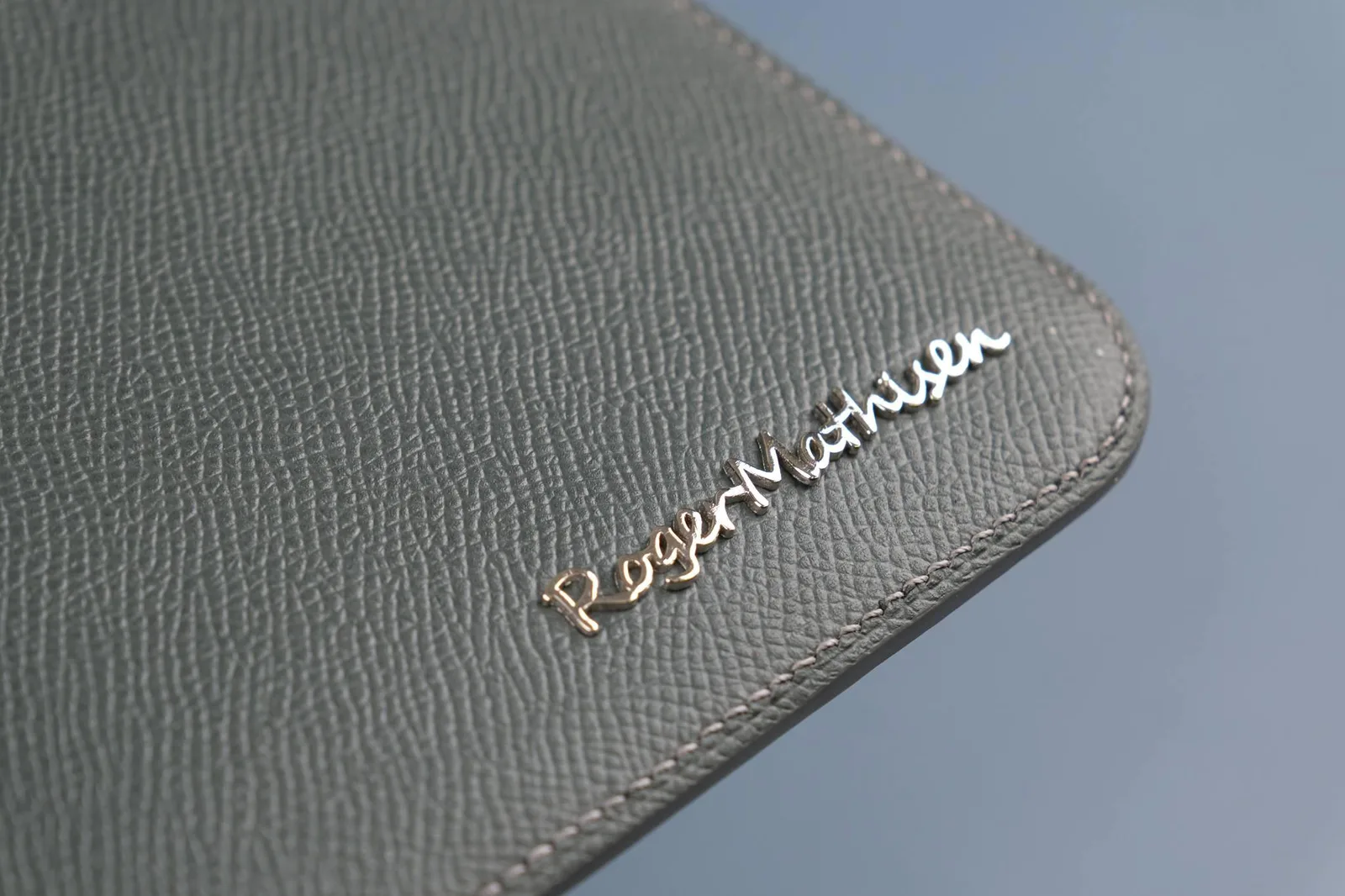 Laptop Sleeve - Da Epsom - SlateGray - Hình 4