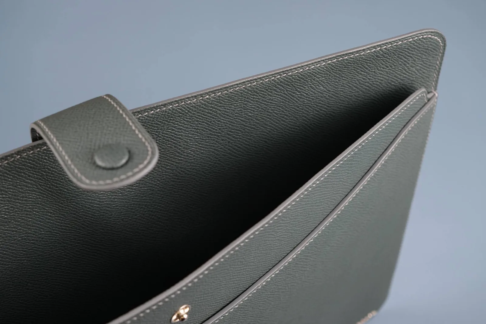 Laptop Sleeve - Da Epsom - SlateGray - Hình 3