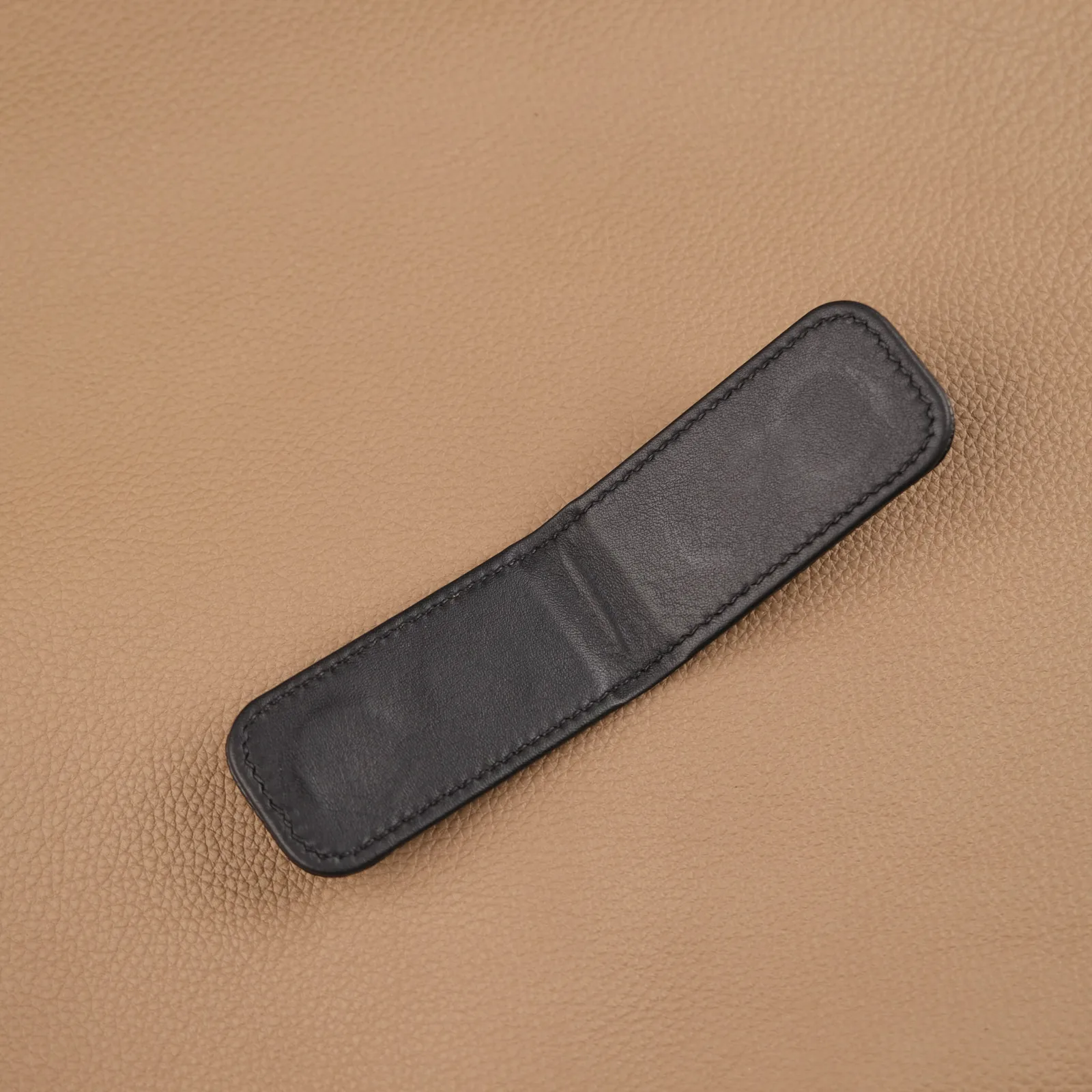 Kẹp Tiền Money Clip - Da Caviar - Black - Hình 11