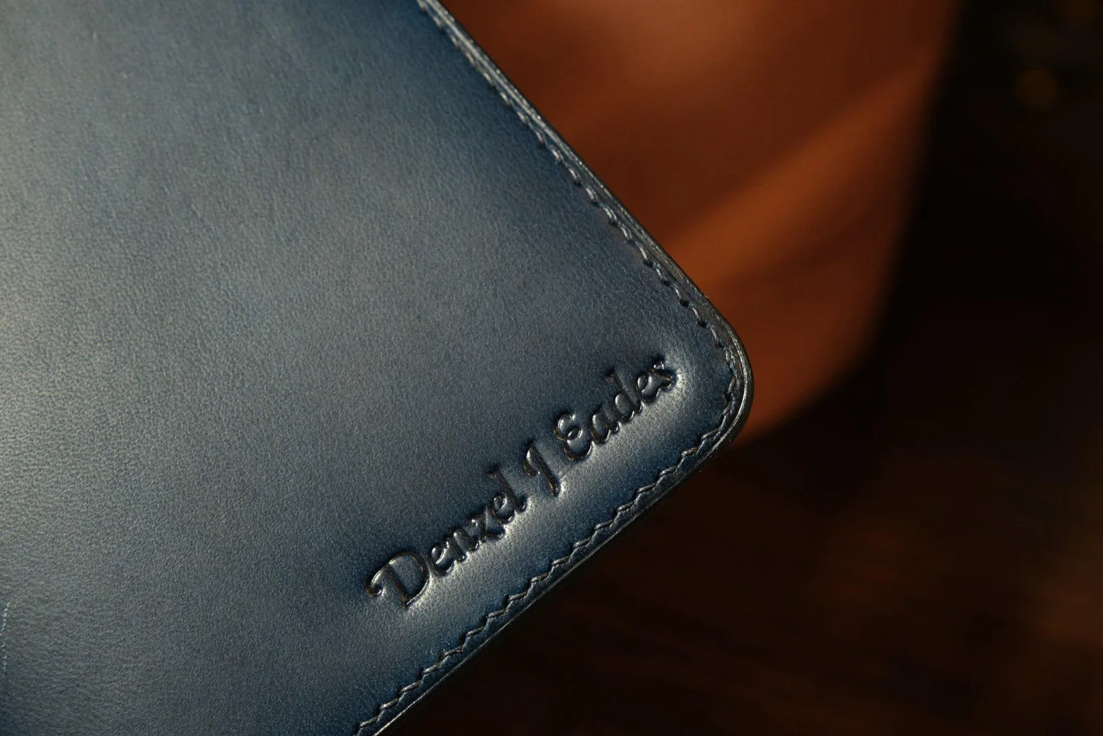 Passport Cover - Da Butero - Navy x DarkCyan - Hình 6
